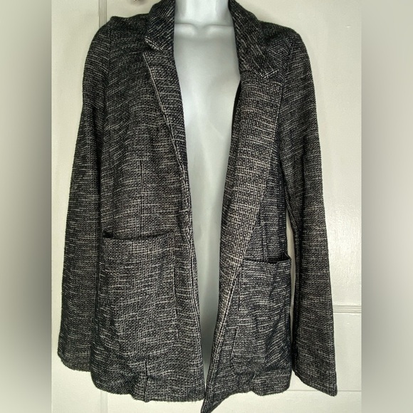 TOPSHOP Nordstrom NWT Marled Gray Open-Front Sweater - Picture 2 of 8